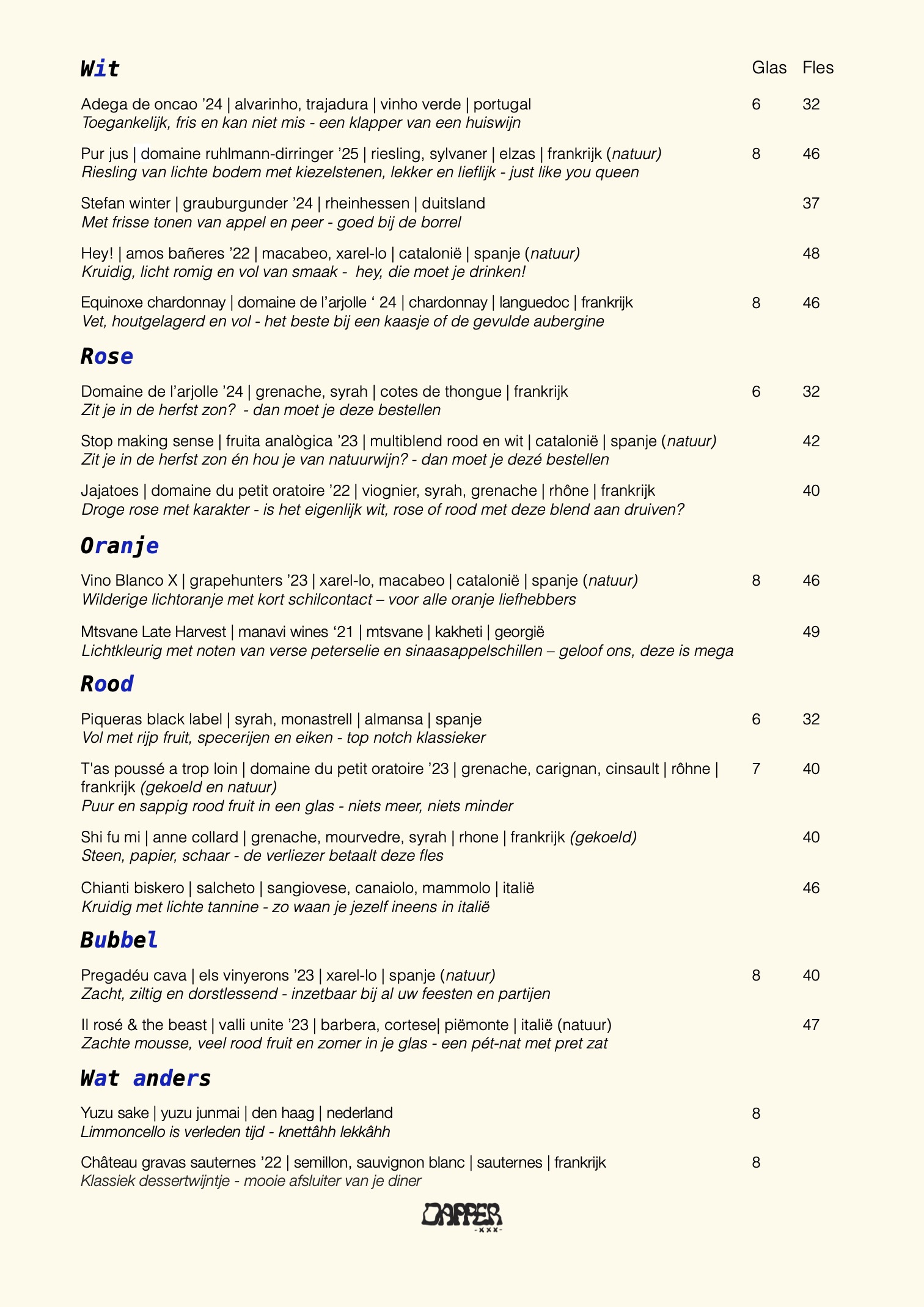 Menu afbeelding