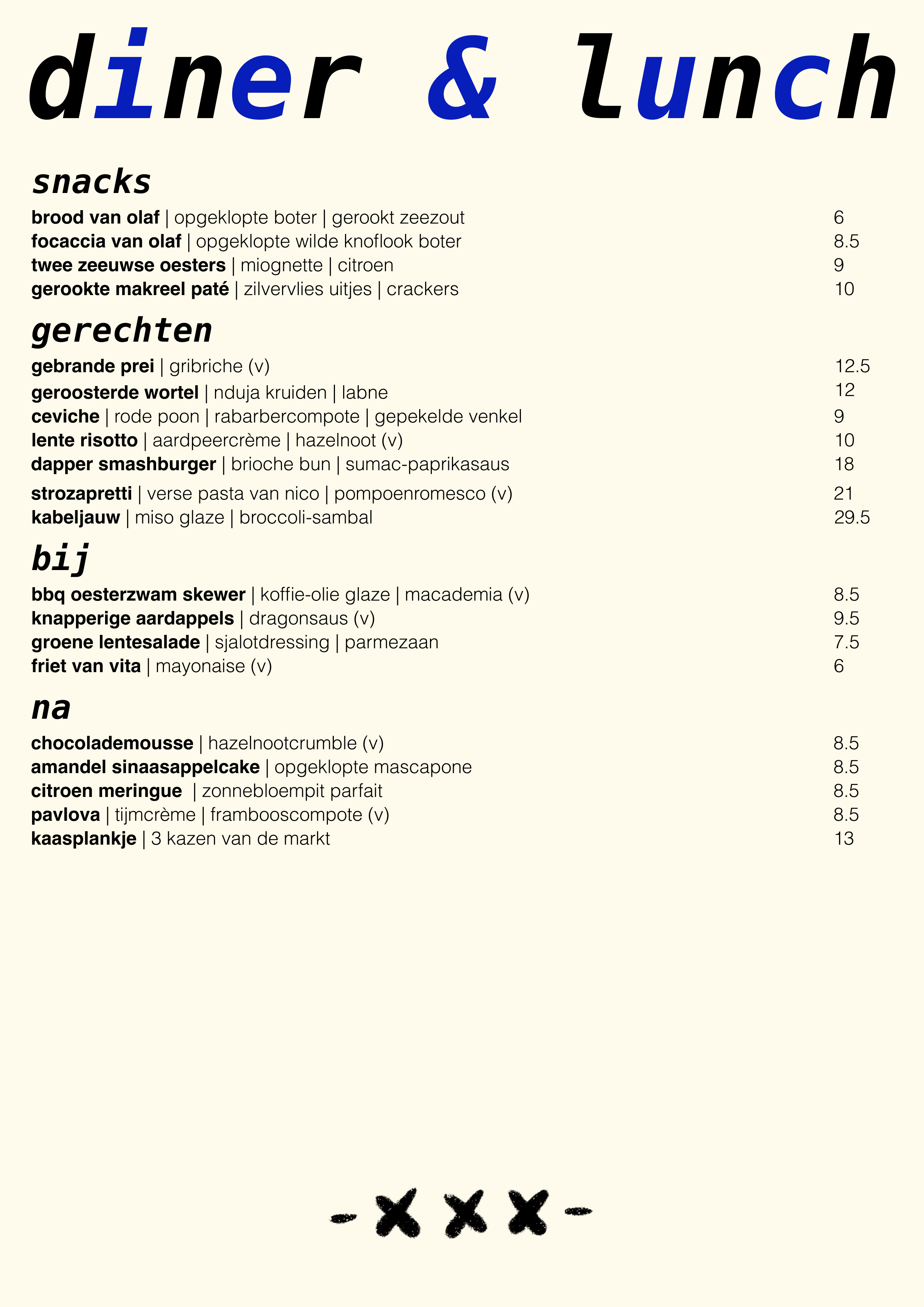 Menu afbeelding